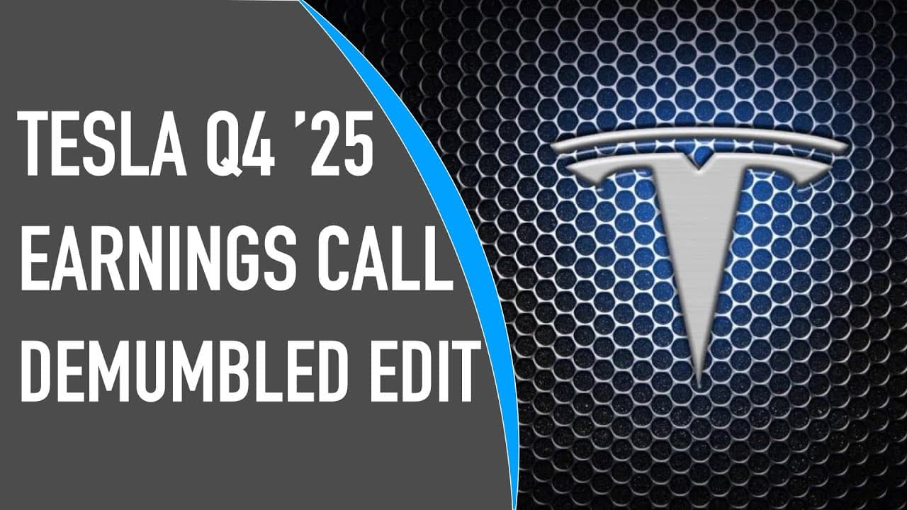 TESLA Q4 2025 EARNINGS CALL - Demumbled Edit